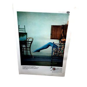 1966 Linde Star Jewelry Sexy Woman's Legs Original Ad Vintage 60s Ephemera